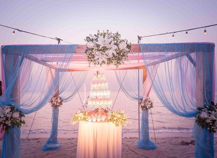 Mesa principal - casamento ao ar livre - 1