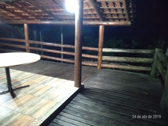 parte de trás do deck, pensei em colocar algum mimo aqui nessa ponta
