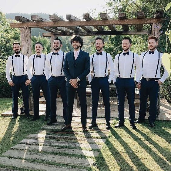 Terno preto no casamento diurno 6