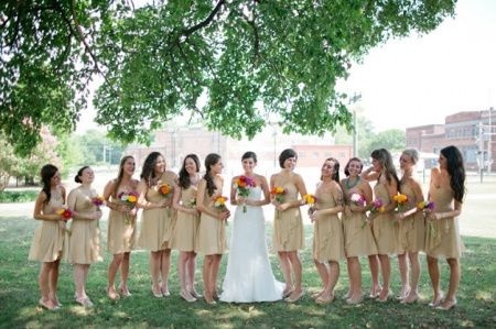 As madrinhas e o bouquet  - 2
