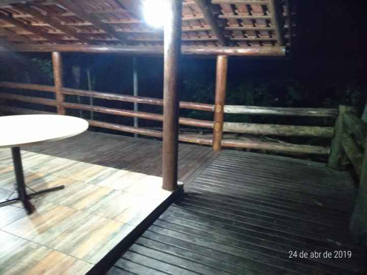 parte de trás do deck, pensei em colocar algum mimo aqui nessa ponta