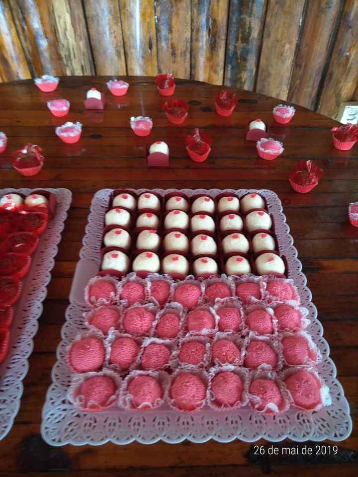 mesa dos docinhos