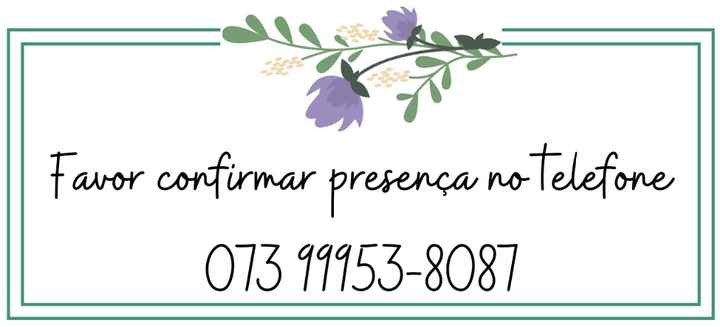 tag de confirmação