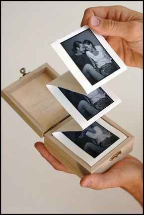 caixinha com fotos