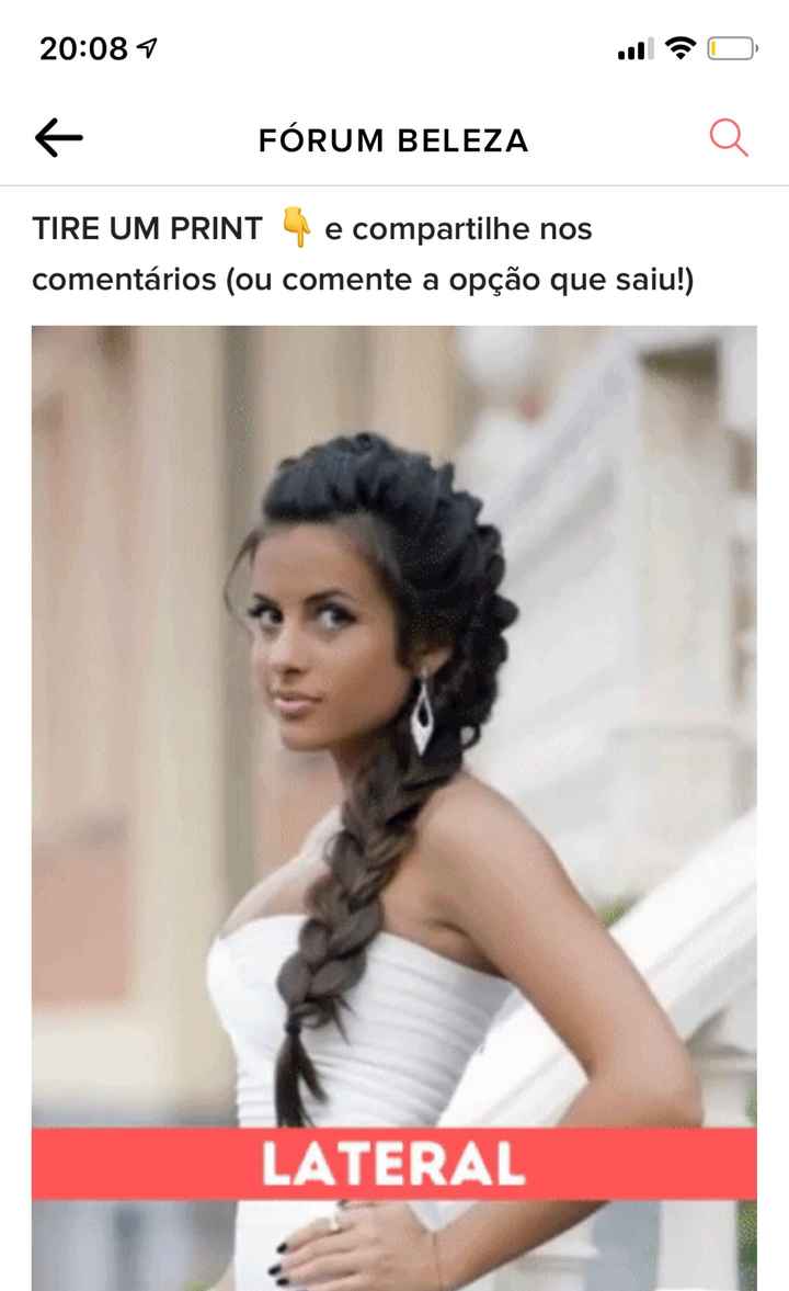 TIRE UM PRINT para decidir o penteado - 1