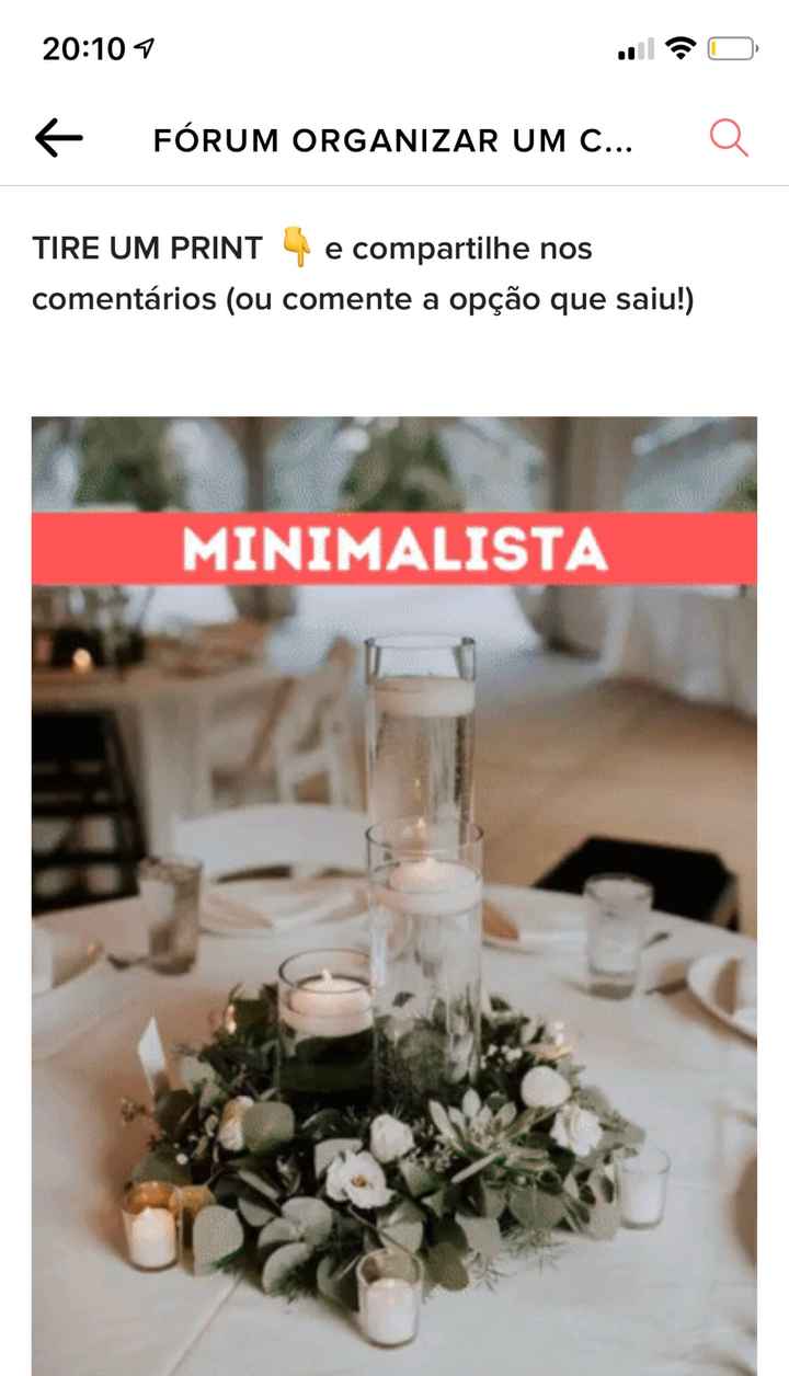 TIRE UM PRINT para decidir o estilo do casamento - 1