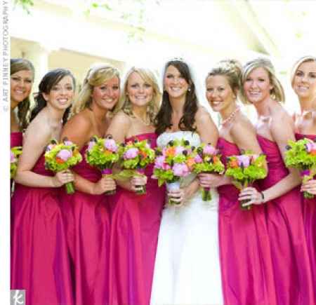 As madrinhas e o bouquet  - 5