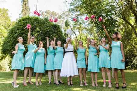As madrinhas e o bouquet  - 0