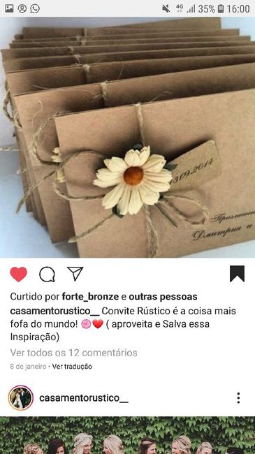 Duelo de convites: rústico - 1