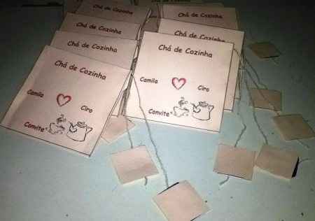 Convite Chá de Cozinha