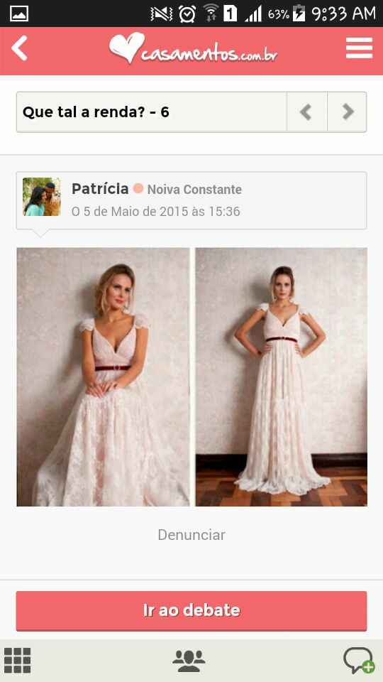 Vêm ver:  meu vestido de noiva!! - 1