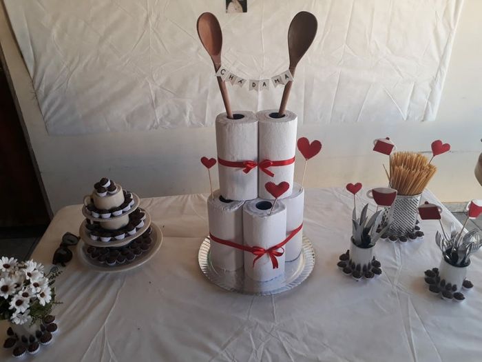 Decoração simples do meu chá de panela 2