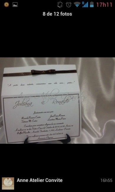 Meu convite de &dollar; 1,00  - 2