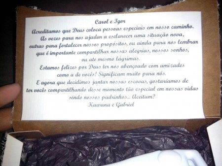 Convite dos padrinhos *-* - 4