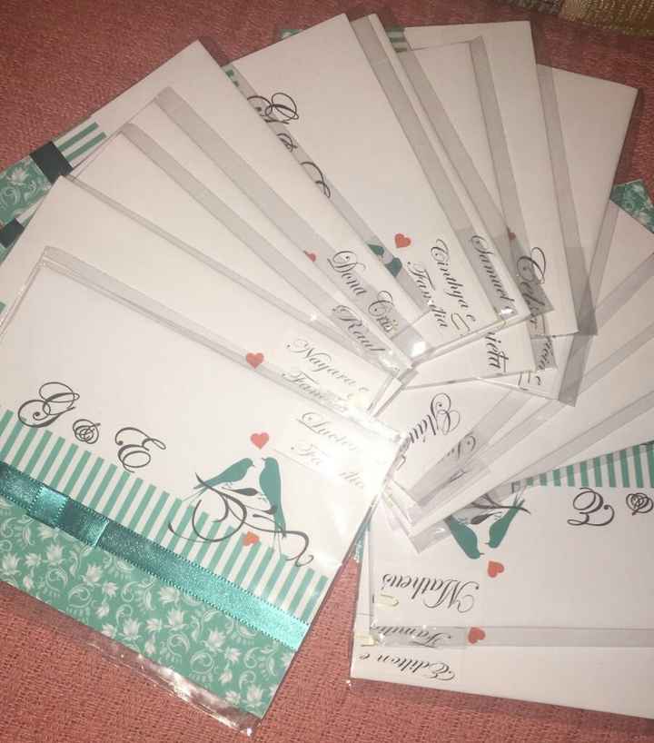Apaixonada pelos meu convites!😍😍 - 1
