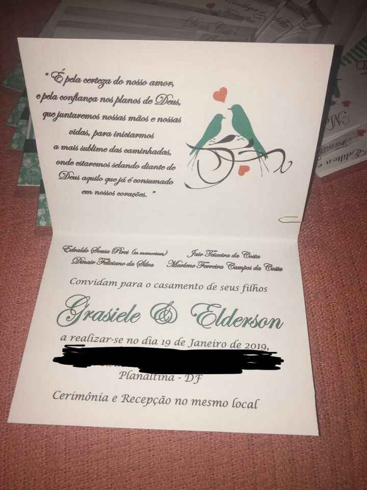 Apaixonada pelos meu convites!😍😍 - 2