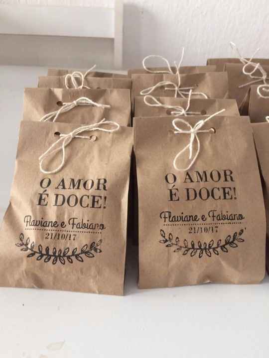 Saquinho de suspiros personalizado