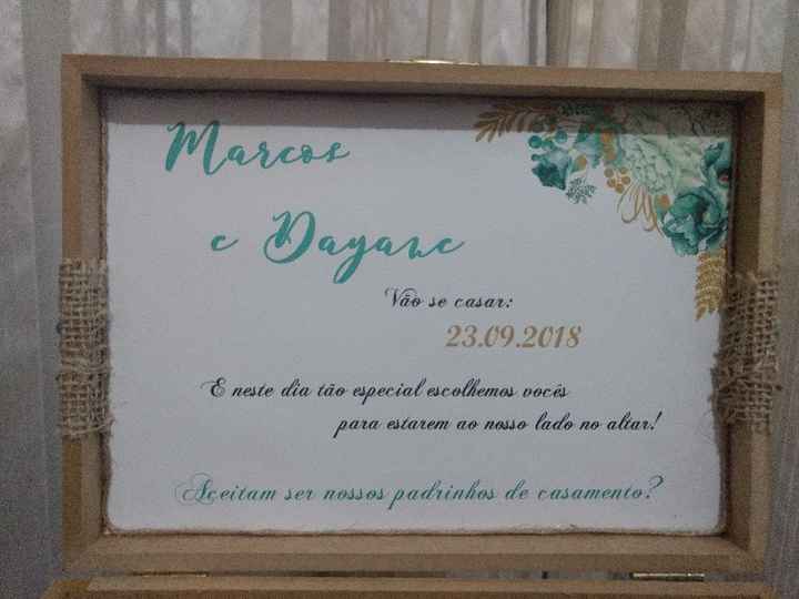 Meu Convite dos padrinhos #euquefiz #vemver - 1