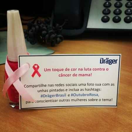 Outubro Rosa - esmalte