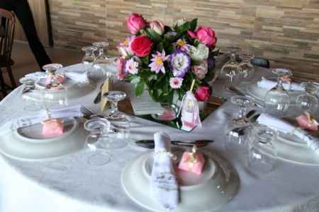 decoração - mesa dos convidados