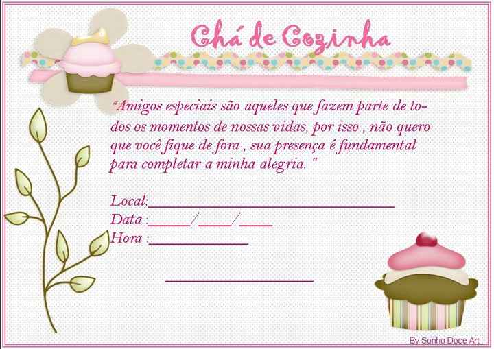 O que pedir no chá bar ou chá de cozinha - 4