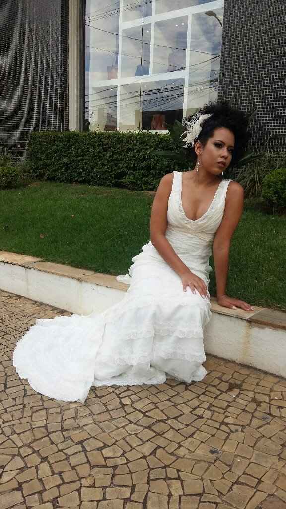 Noiva antes de casar? fui modelo por um dia!! - 4