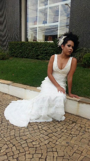 Noiva antes de casar? fui modelo por um dia!! - 4