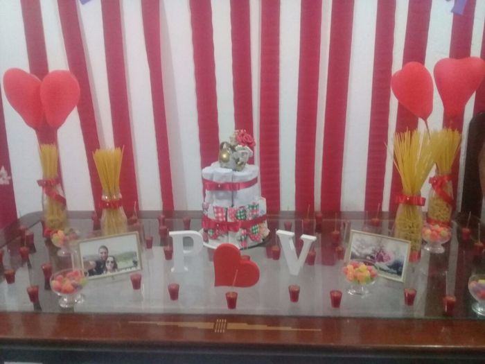 Decoração feita pela Mamis e Madrinhas!