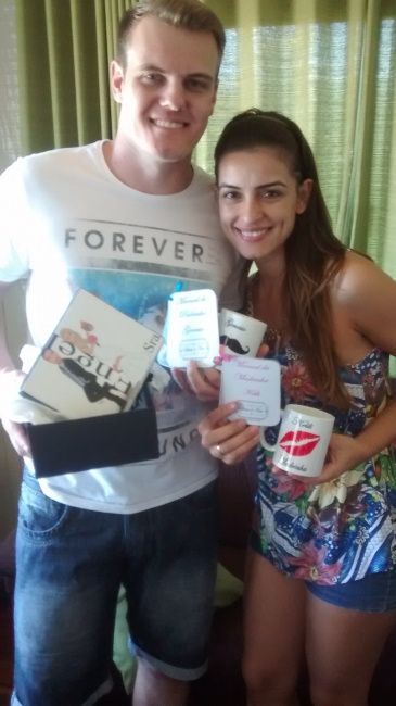 Caixa presente padrinhos #diy - 6