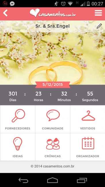Quanto tempo falta para o seu casamento? - 1