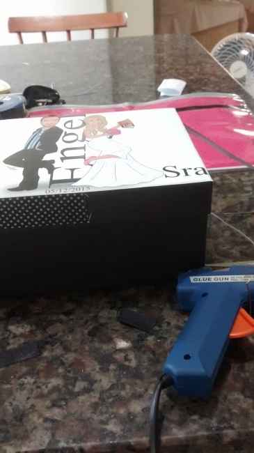 Caixa presente padrinhos #diy - 5