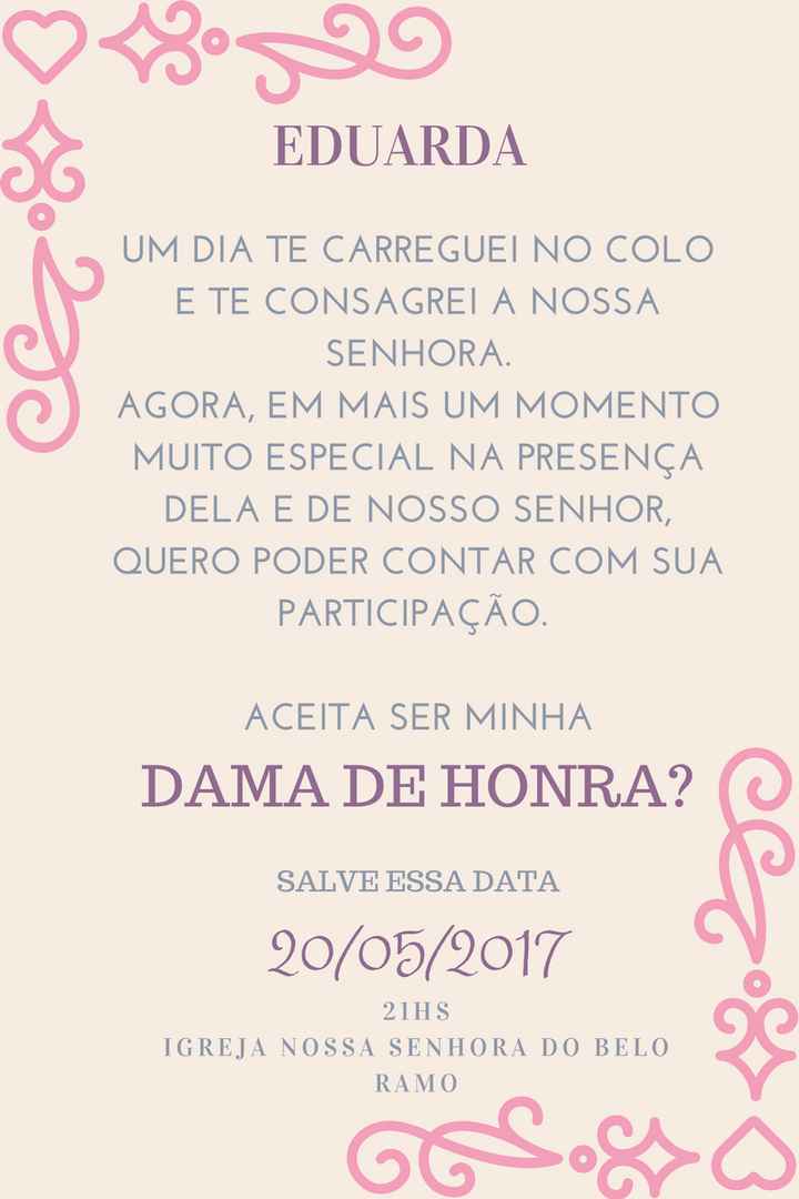Convite Eduarda