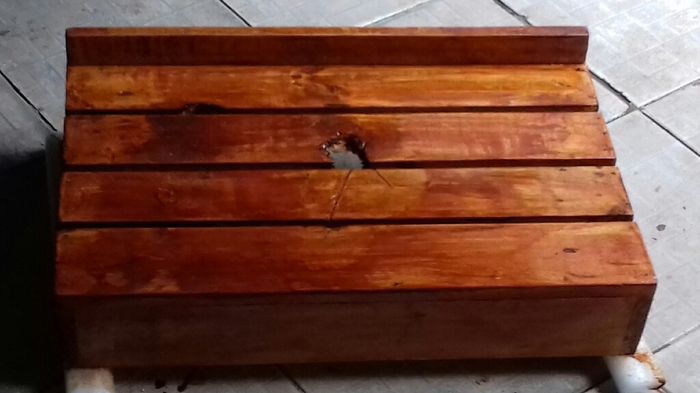 Projeto banheiro diy- suporte para cuba feito de pallet - 2