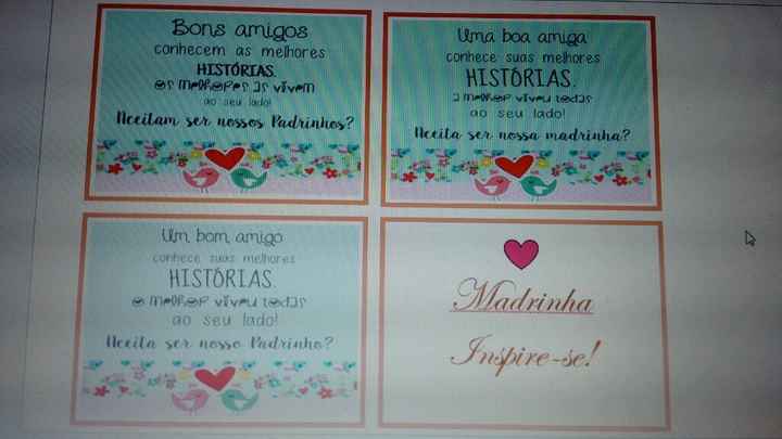 A arte do meu convite dos padrinhos está pronta ;) - 1