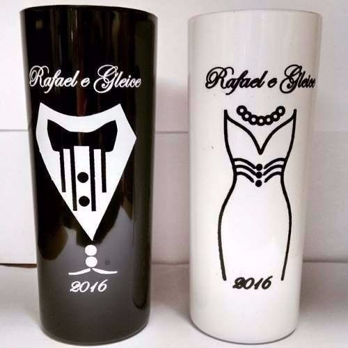 Taça noivo e noiva