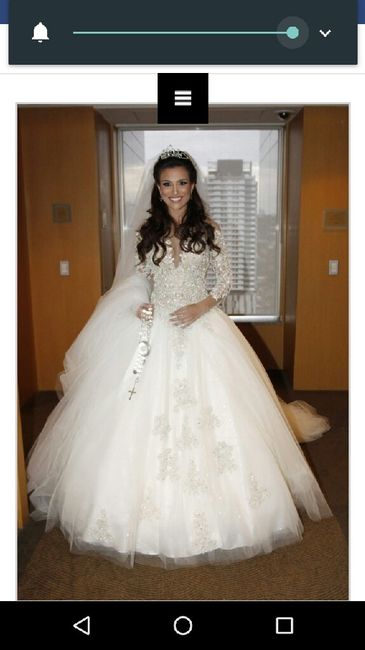 Preciso da opinião de vocês #vestido de noiva - 1