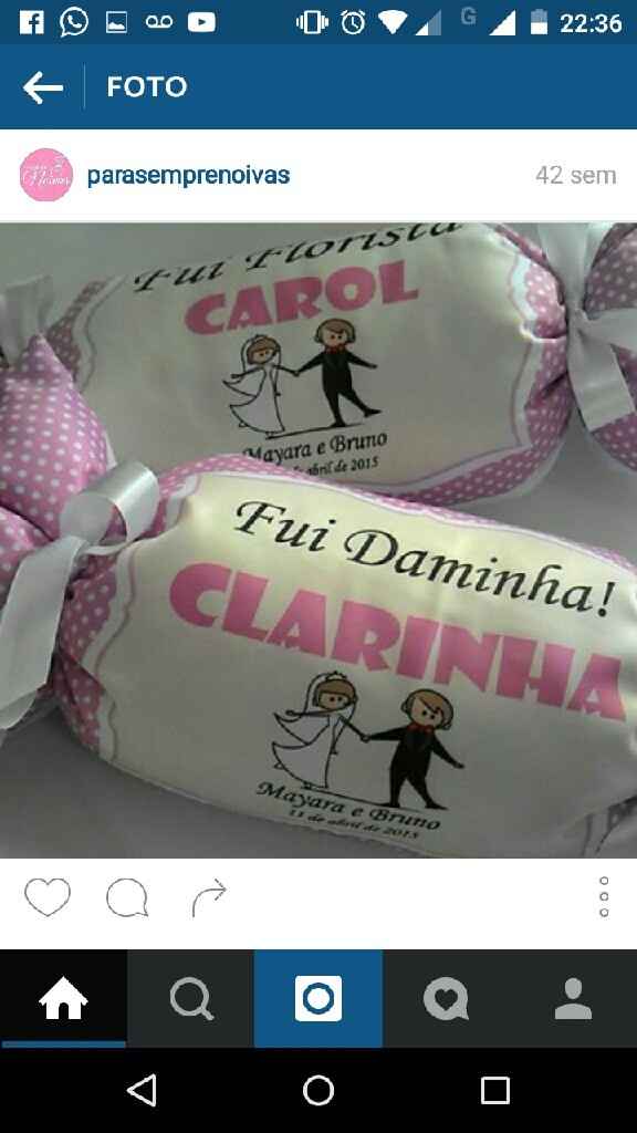 Lembrancinha para daminha e porta-aliança - diy - 1