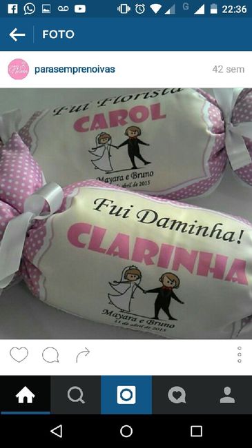 Lembrancinha para daminha e porta-aliança - diy - 1