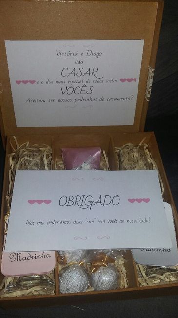Convites dos padrinhos - 2