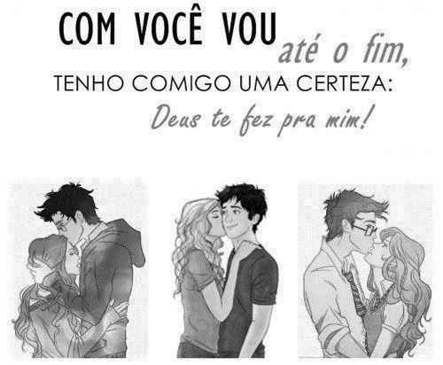 Com você...