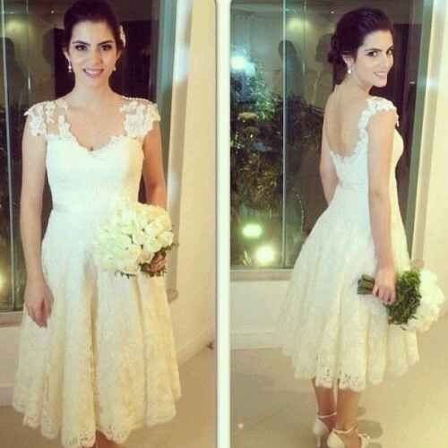 Noiva vintage ( vestido e acessorio) *-* - 3