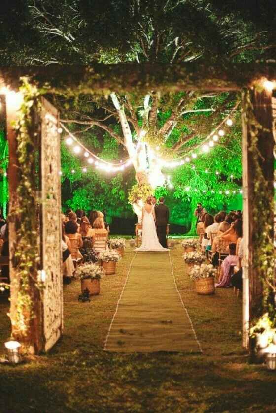 Inspirações de luzinhas no casamento! - 7