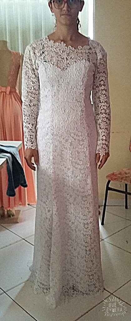 Meu vestido de noiva- primeira prova, vem ver- casamento keyse&tardelly - 4