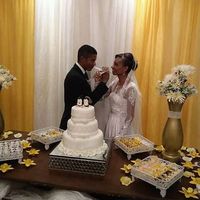 Em 18/12/2015. com as bençãos do senhor, enfim casados. - 2