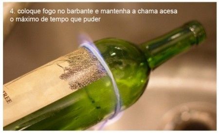 Cortar garrafa