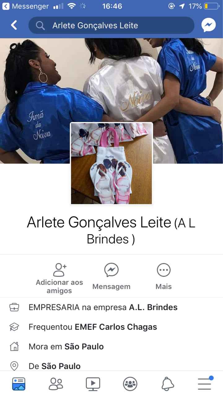 arlete leite - Não comprem dessa fornecedora - 1