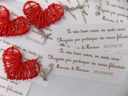 Chaveiro de lembrancinha