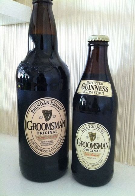 Cerveja personalizada para padrinho