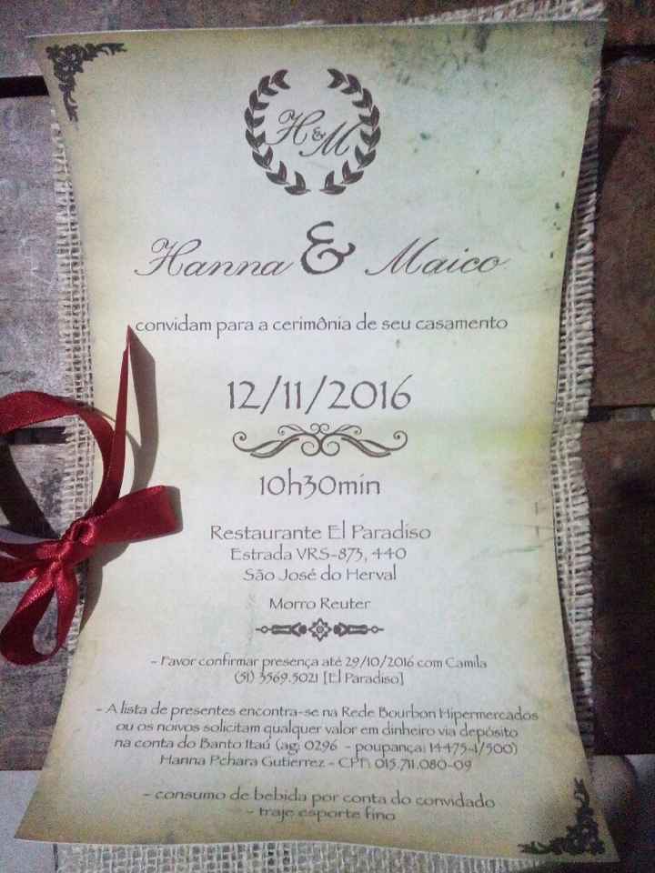 Nossos convites!!! #vemver - 2