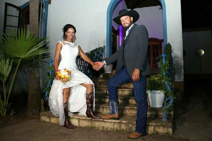 Primeiras fotos casamento country - 1